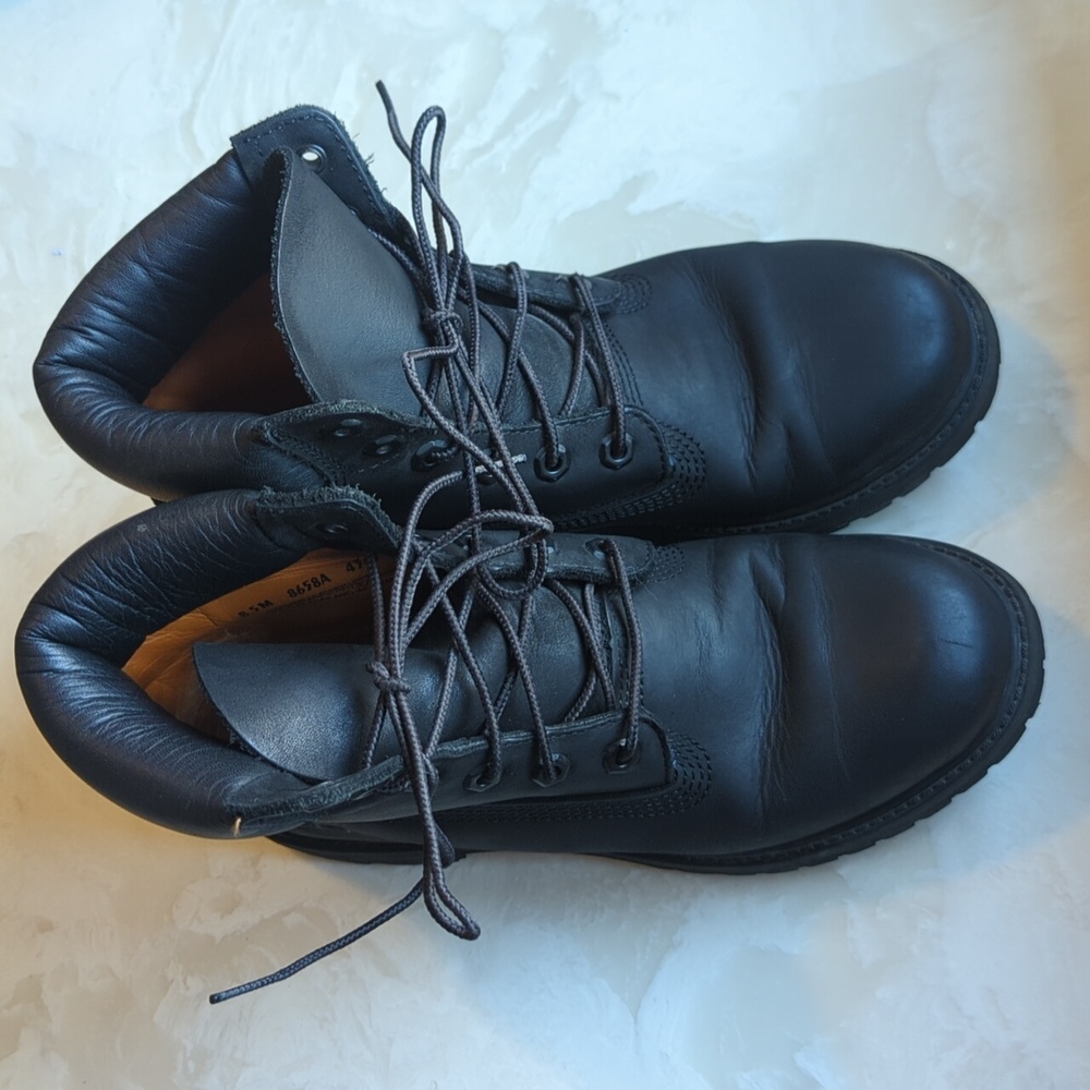 Timberland 6" Premium Waterproof Black Lace Up Boot With Primaloft, Women's 8.5